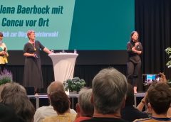 Annalena Bärbock bei Bürgerdialog in Falkensee ausgebuht, 30.05.2023