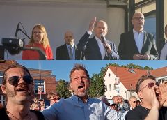 Olaf Scholz beim Wahlkampf in Falkensee gnadenlos ausgebuht, 02.06.2023