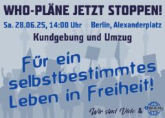 WHO-Pläne jetzt stoppen!